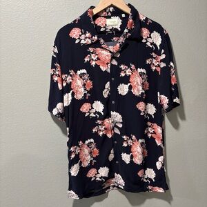 7 Diamonds Slim Fit Button Up Camp Shirt